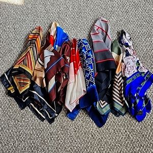 Lot of 8 beautiful scarves
